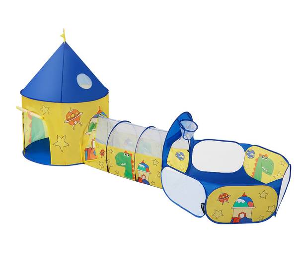 Spielzelt für Kinder Nānded Blau - Textil - 110 x 36 x 115 cm
