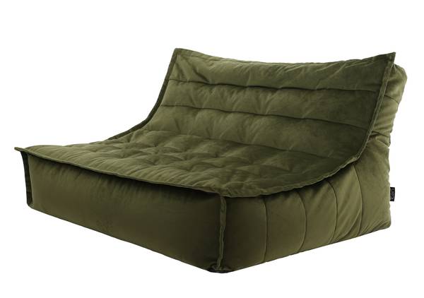 Dolce Sofa Samt Olive Olivgrün