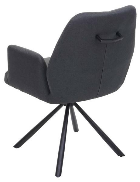 Esszimmerstuhl H71 (6er-Set) drehbar Anthrazit