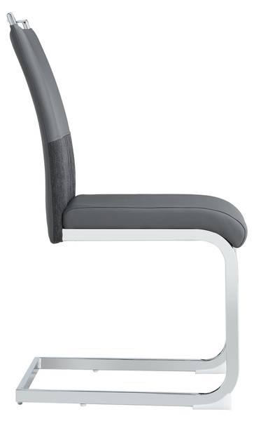 Eetkamerstoelen  Vesta V  (set van 2) grijs