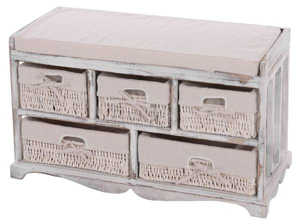 Kommode und Sitzbank 5 Schubladen kaufen