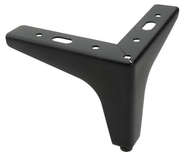 Möbelfuß Anchor 4er Set Schwarz - 13 x 10 x 13 cm