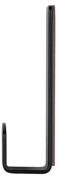 Wandhaken TURBO-LOC LIZAN SCHWARZ Schwarz - Metall - 2 x 7 x 2 cm