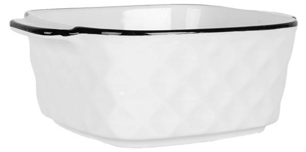 Schale Kennedy&Bowl Weiß - Keramik - 12 x 5 x 15 cm