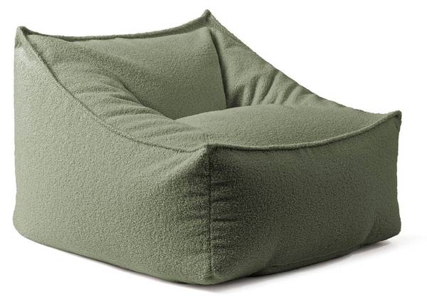 Sitzsack Snug Boucle Grün