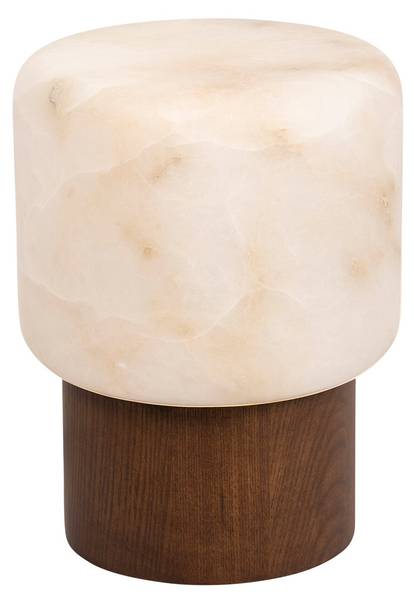 Tischlampe ERNESTO Braun - Stein - 19 x 25 x 19 cm