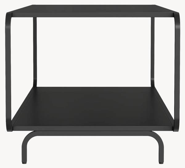 Couchtisch Færder Schwarz - Stahl - 50 x 45 x 115 cm