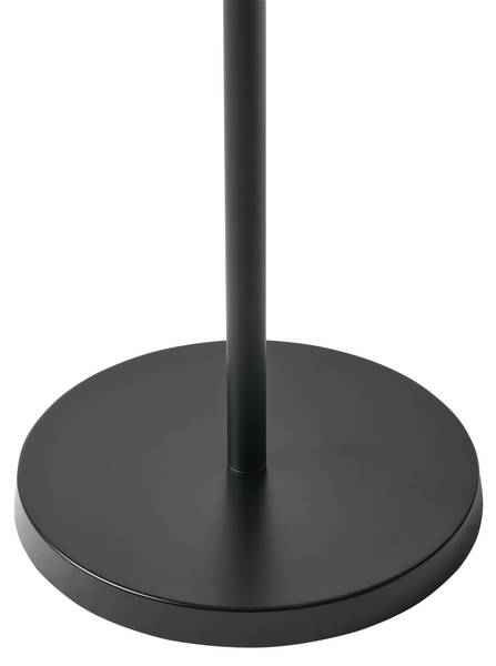 Lampadaire d'extérieur FONESCA Noir - Blanc - Textile - 30 x 150 x 30 cm
