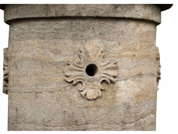 Wandbrunnen LEBENSQUELLE Grau - Stein - 75 x 163 x 75 cm