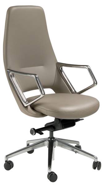 Büro-Drehstuhl 4217 Cremeweiß - Grau