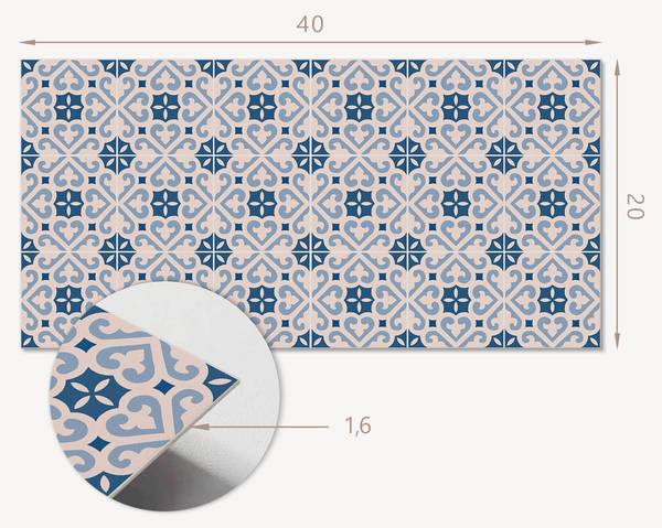 Vinylplatte 00283265 (10er-Set) 40 x 20 cm