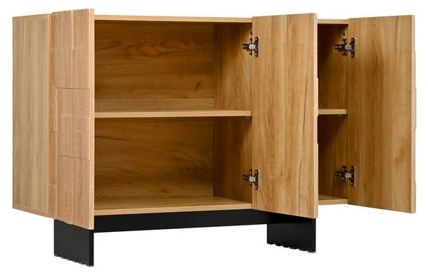 Dressoir MUTIM  Ⅱ bruin - plaatmateriaal op houtbasis - 34 x 76 x 105 cm