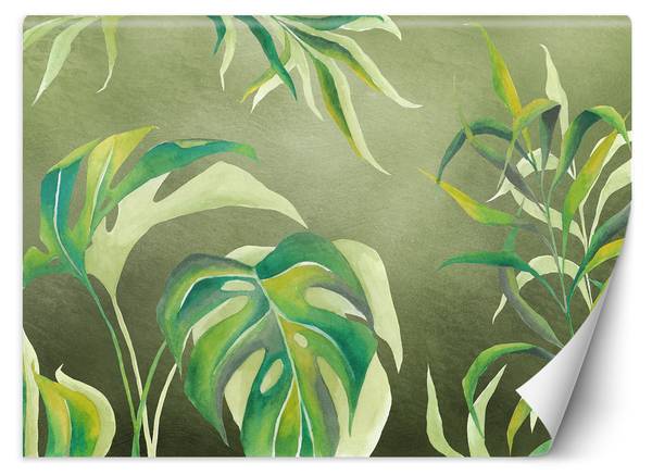 Papier peint, Feuilles de monstres 250 x 175 cm