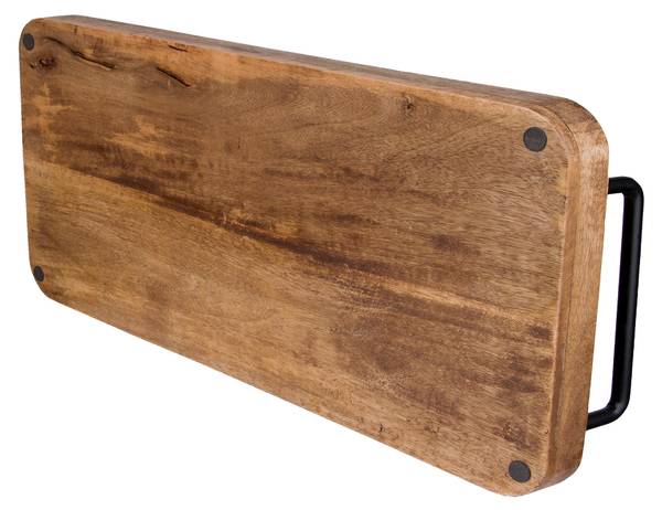 Serviertablett 1767853 Braun - Holzwerkstoff - 25 x 3 x 50 cm