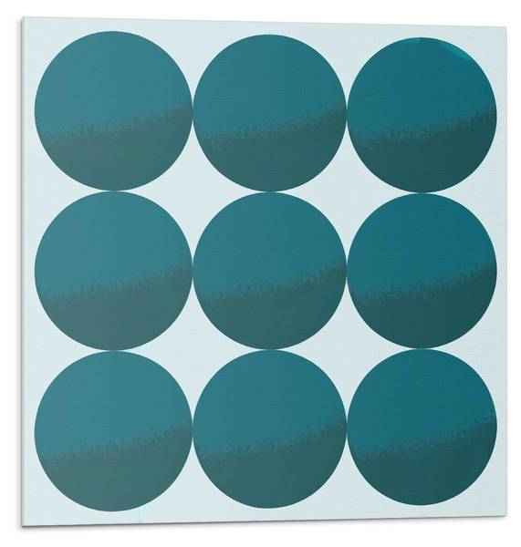 Fliesen Kreis Gitter 4er Set 50 x 50 cm