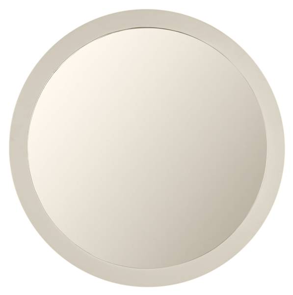 Spiegel DIDE Beige - Massivholz - 60 x 60 x 3 cm