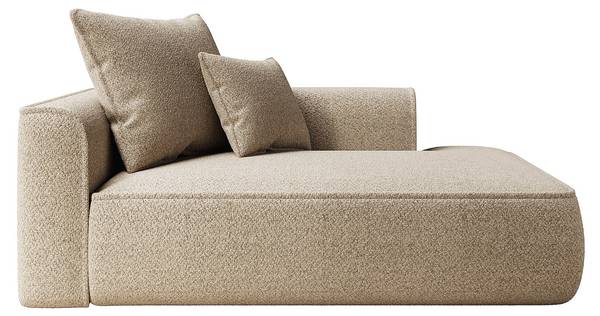 Méridienne fixe PINETA Taupe