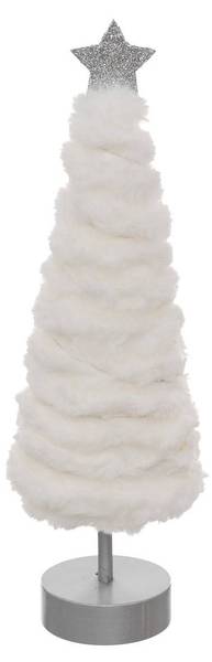 Sapin LED GRANDS FROIDS Blanc - Bois manufacturé - 11 x 38 x 11 cm