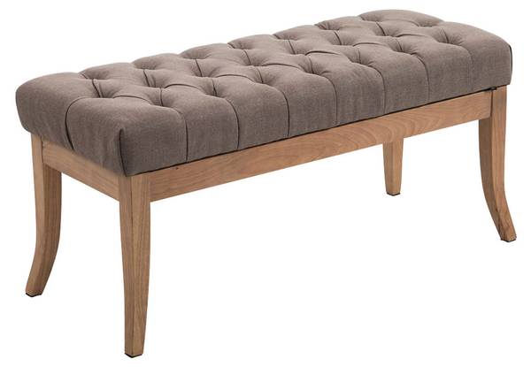Sitzbank CANNES Taupe - Breite: 100 cm