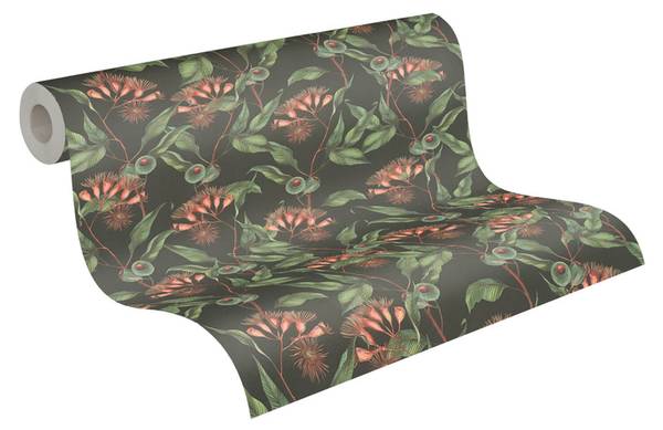Vliestapete 394301-GU Schwarz - Kunststoff - 53 x 1 x 1005 cm