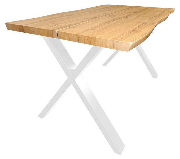Esstisch DUA X Braun - Holzwerkstoff - 140 x 77 x 80 cm