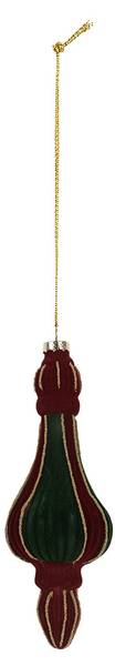 Weihnachtskugel Xmas 51484 Rot - Glas - 6 x 17 x 6 cm