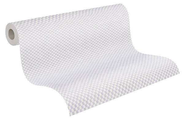 Überstreichbare Tapete 934661-GU Weiß - Fleece - 106 x 1 x 1 cm