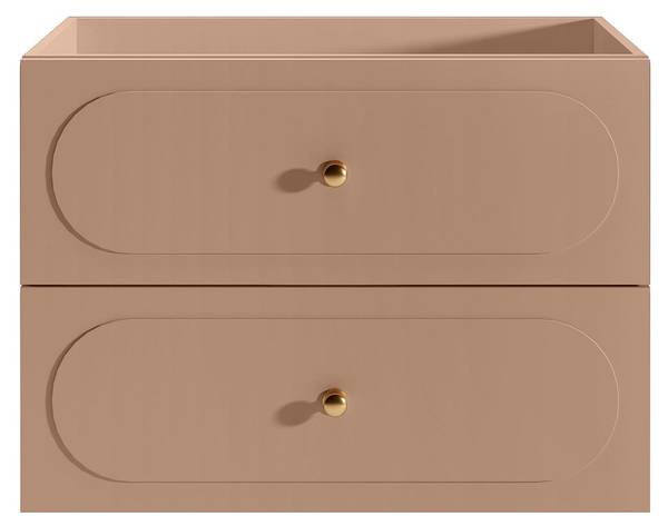Waschbeckenunterschrank SATOBAL Pink - Holz teilmassiv - 80 x 60 x 46 cm