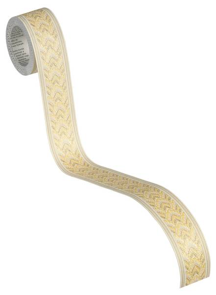 Décoration Adhésive Bordüre Calypso - 15x300cm Selbstklebend, Weiß