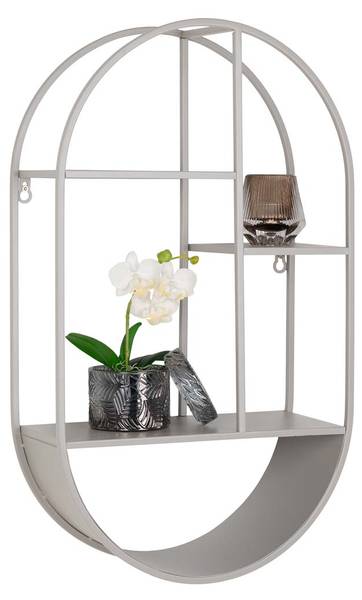 Regal Feira Grau - Eisen - 35 x 60 x 15 cm