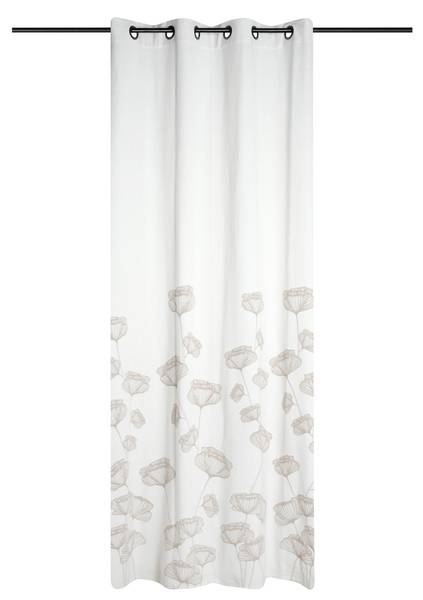 Vorhang  ZIBRA 366 Beige - Textil - 140 x 260 x 260 cm