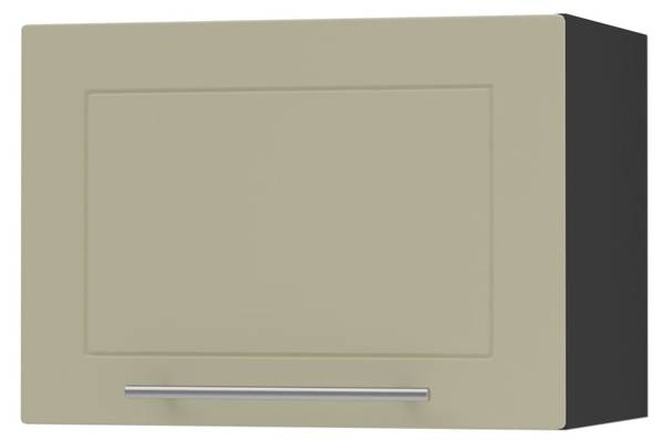 Klapphängeschrank KVANTUM W4B/45 Schwarz - Cremeweiß - Vanille