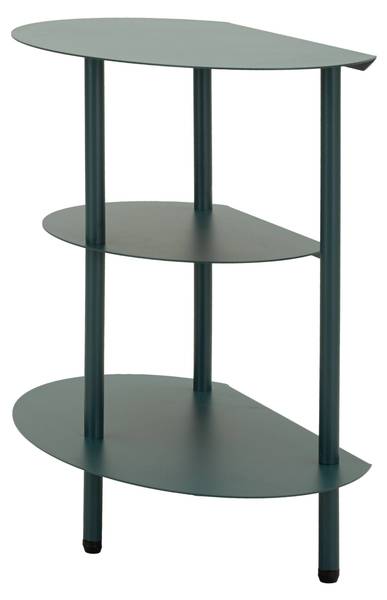 Table de chevet Saturno Vert - Métal - 28 x 50 x 50 cm