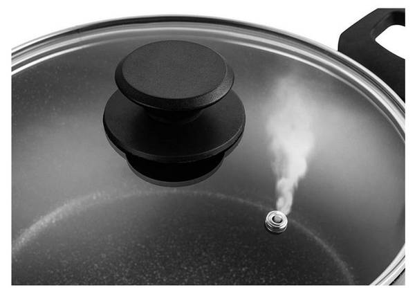 Topfset Bateria Vivant Schwarz - Metall - 50 x 38 x 13 cm