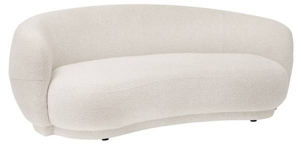 festes Sofa NESKY Weiß - Holzwerkstoff - 99 x 72 x 192 cm