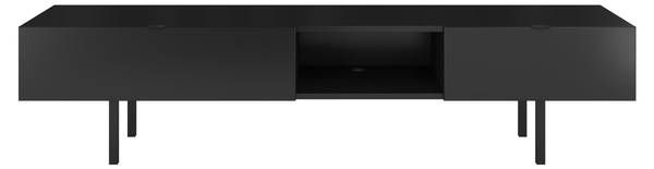 Tv-Schrank Myway Schwarz - Chrom - 180 x 42 x 42 cm