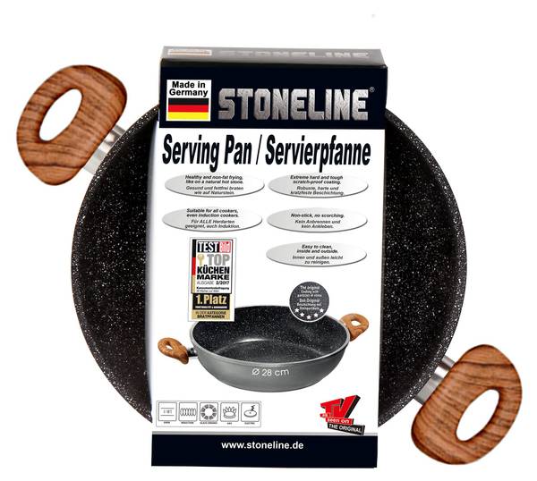 Servierpfanne 28 cm Made in Germany 28 x 28 cm