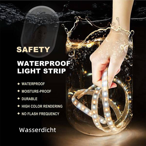 Badezimmerspiegel mit LED Beleuchtung 70 x 90 cm