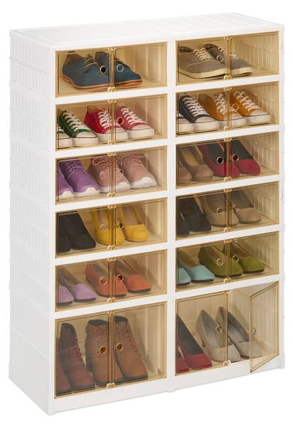106683 Braun - Weiß - PVC - 44 x 19 x 93 cm