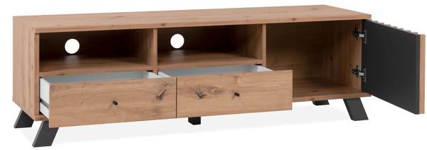 TV-Board Medan 3406 Braun - Holzwerkstoff - 44 x 138 x 40 cm