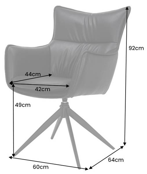 Stuhl VOGUE Schwarz