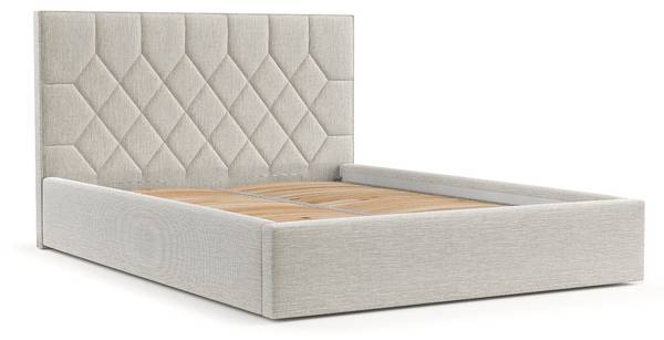 Polsterbett Brisa mit Stauraum  Inari Hellbeige - Liegefläche Breite: 180 cm