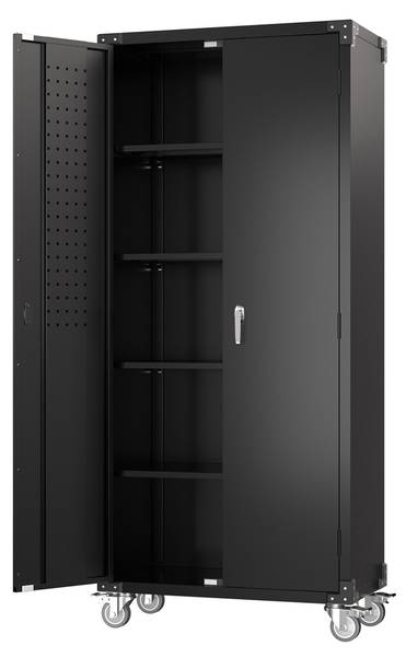 Werkzeugschrank P54 Schwarz - Metall - 42 x 183 x 80 cm