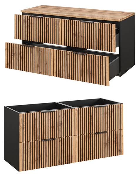 Waschbeckenschrank XANTEN-56-262 Breite: 121 cm