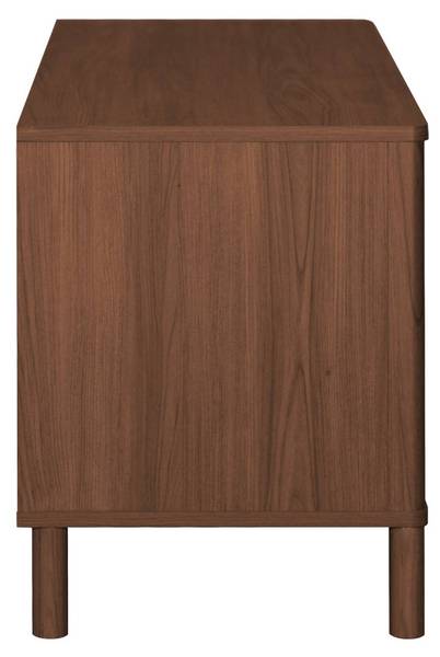 TV-Möbel Etta Braun - Rattan - 39 x 50 x 120 cm