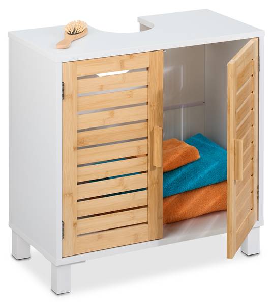 Waschbeckenunterschrank mit Bambus-Tren kaufen | home24