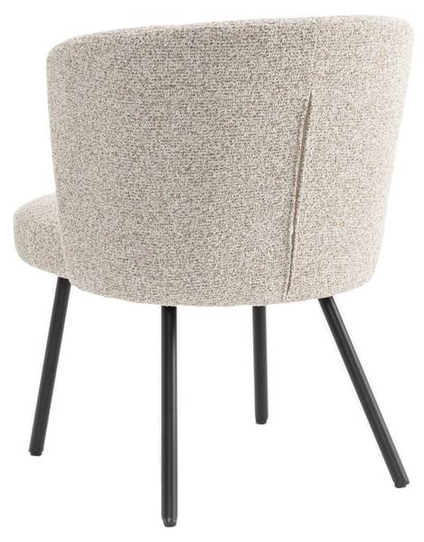 Cindy Sessel Beige - Holz teilmassiv