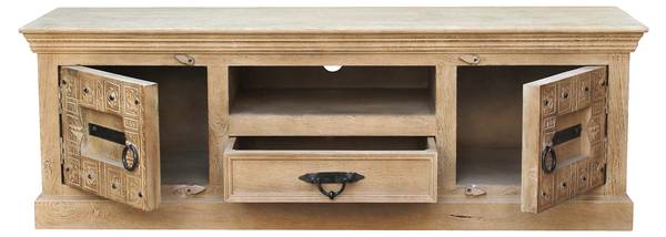 DAIPUR Lowboard Ingvar Braun - Mango - 150 x 50 x 45 cm