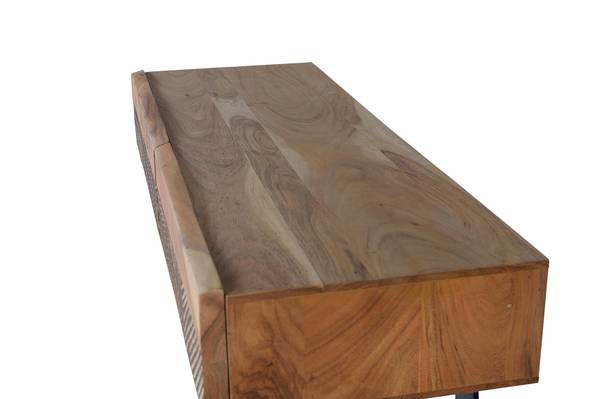 Konsole 1376 Braun - Massivholz - 40 x 77 x 110 cm