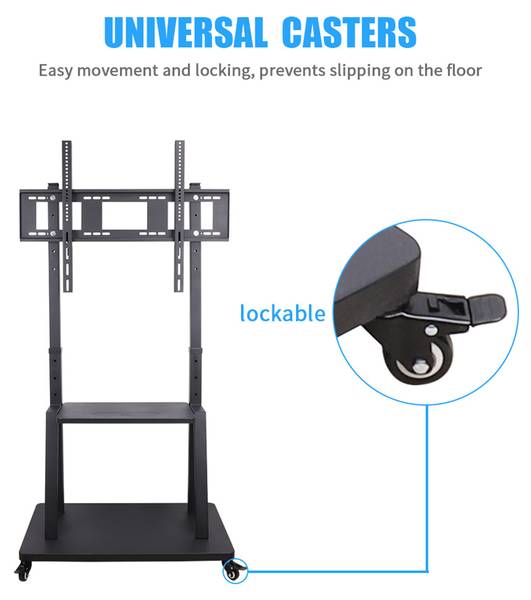 TV Ständer TV Standfuss  32–100 Zoll Schwarz - Metall - 50 x 172 x 83 cm